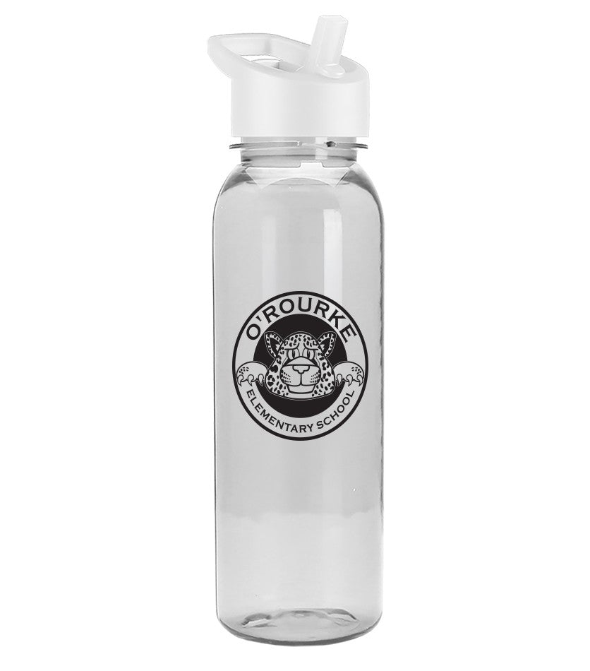 O'Rourke 24oz Garyline Water Bottle w/ Flip Straw Lid