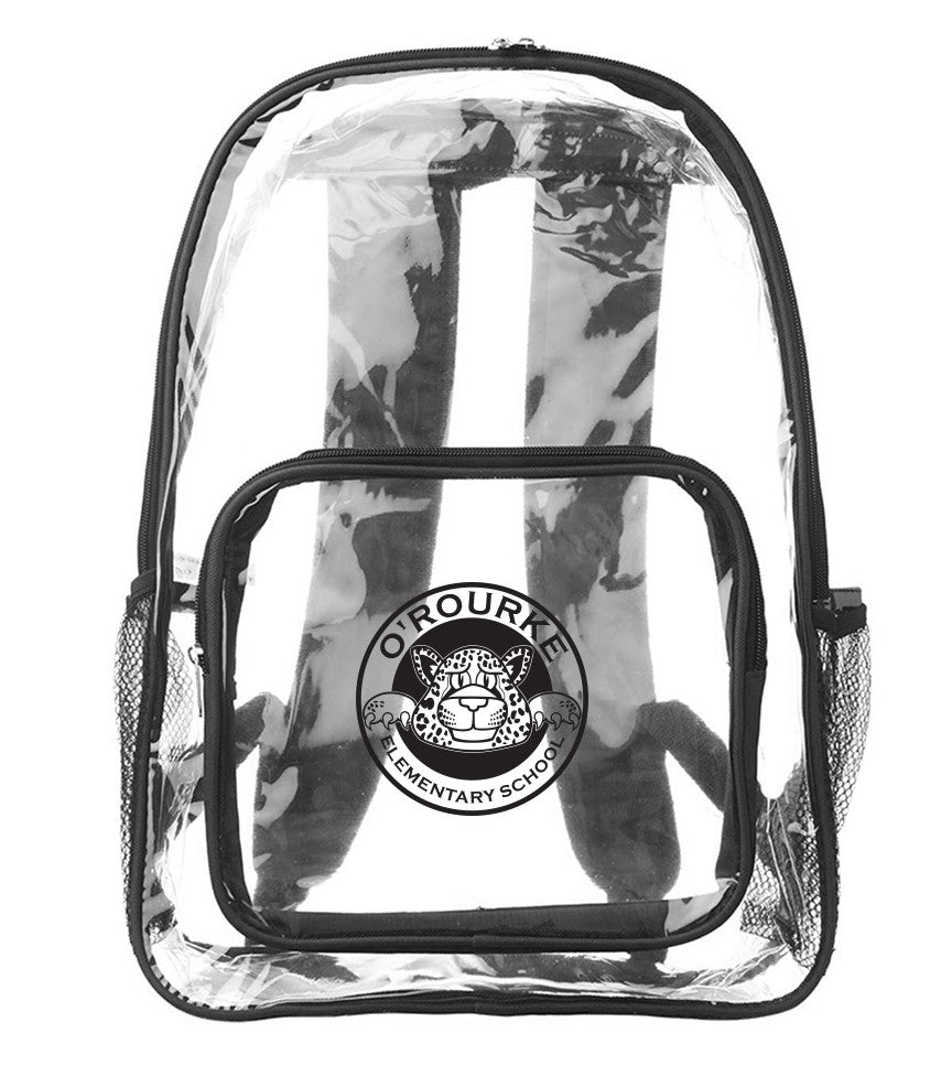 O'Rourke Clear Plastic Backpack